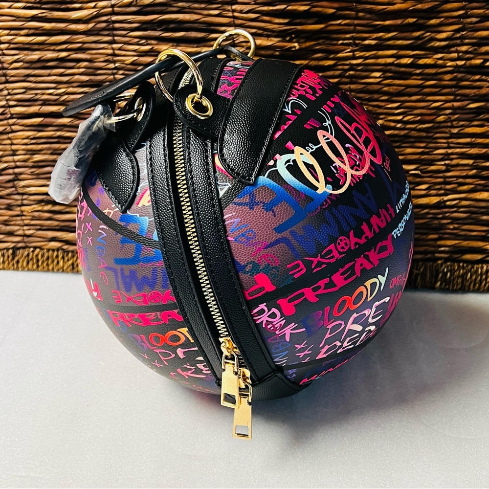 Graffiti Basketball Handbag  New Purse - Picture 2 of 11